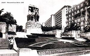 ALGER - MONUMENT AUX MORTS - 1947